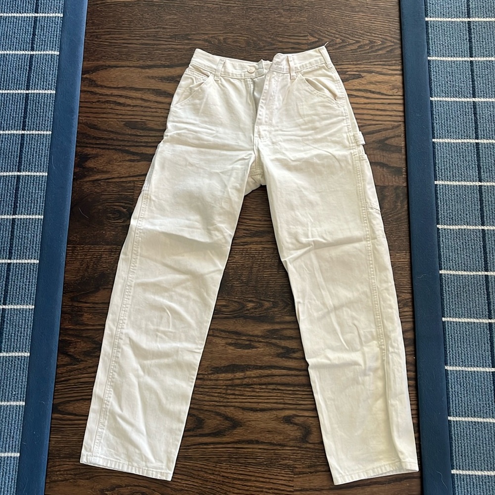 Brandy melville cream cargo pants
